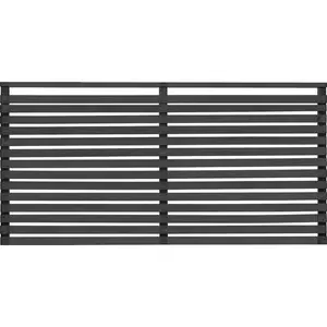 SKÄRM/STAKET HORIZONT 2 SVART 159X89CM | Beijerbygg Byggmaterial