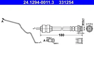 Bromsslang ATE 24.1294-0011.3