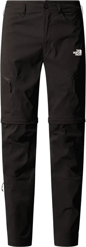 The North Face Men’s Exploration Convertible Regular Tapered Pants TNF Black