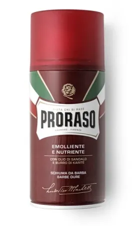 Proraso Shaving Foam Nourishing Sandalwood and Shea Butter