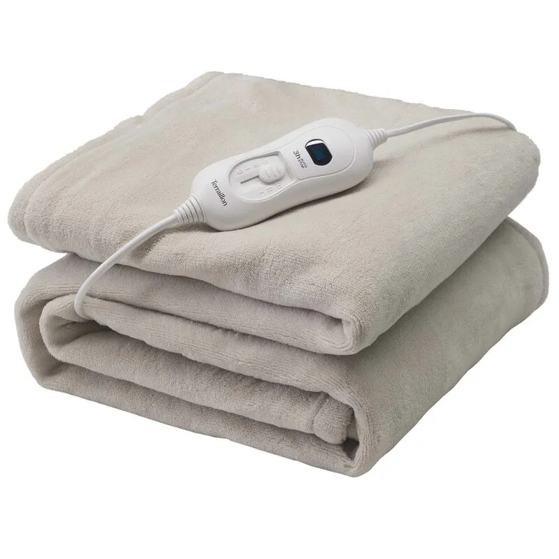 Terraillon Värmefilt Cozy Light Grey 160 x 120 cm