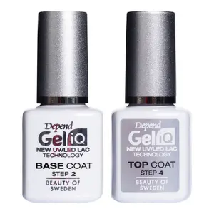 Depend Gel IQ Top Coat & High Shine Cleanser Set