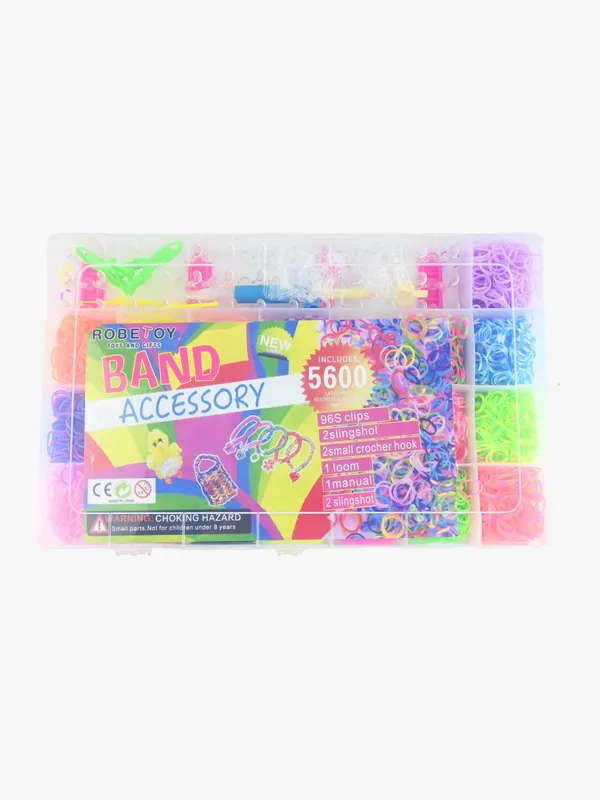 LOOM BANDS LÅDA DIY 5600-pack Robetoy