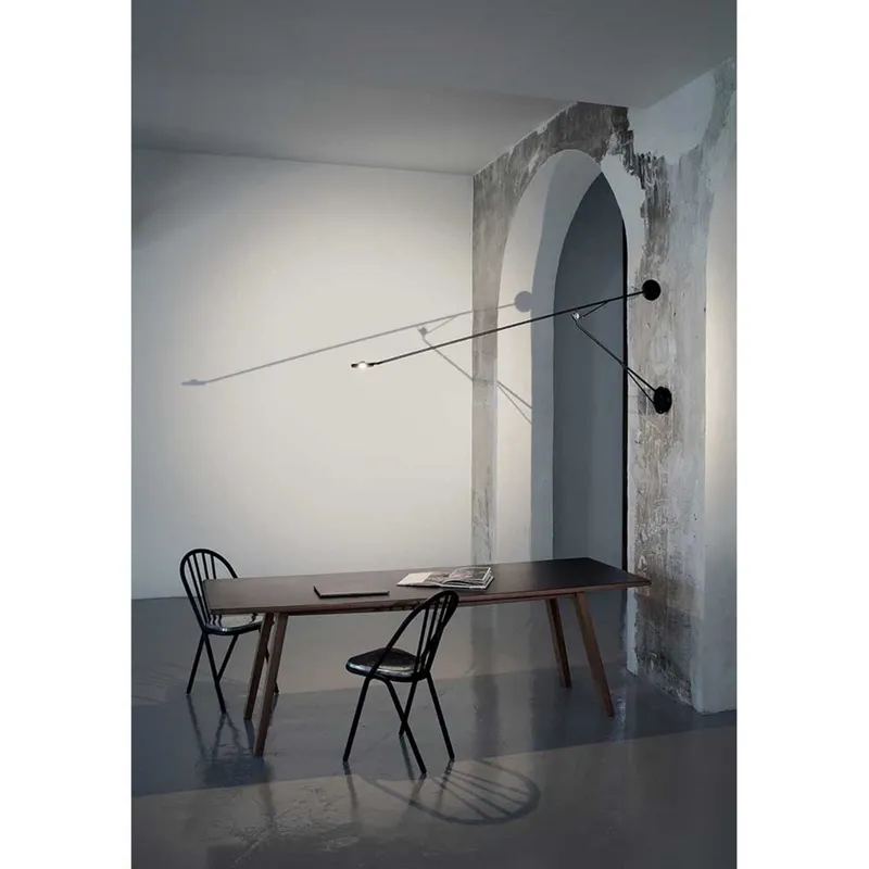 Aaro Vägglampa Svart - DCW - Vardagsrum - Aluminium
