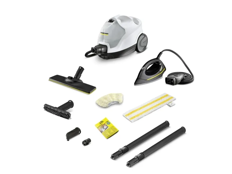 Dampstädare med strykjärn Karcher SC 4 EasyFix Iron – Tryck 3.5 bar – Ångflöde 40 g/min – Strykjärn ingår