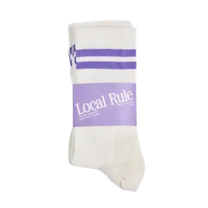 Local Rule Merino socks - Lila