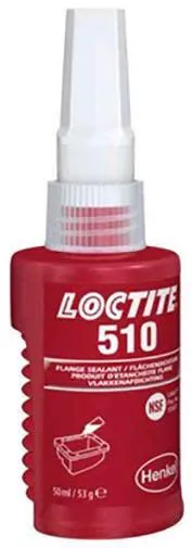 Loctite 510 Flänstätning 50 ml, värmeresistent, dragspelsflaska