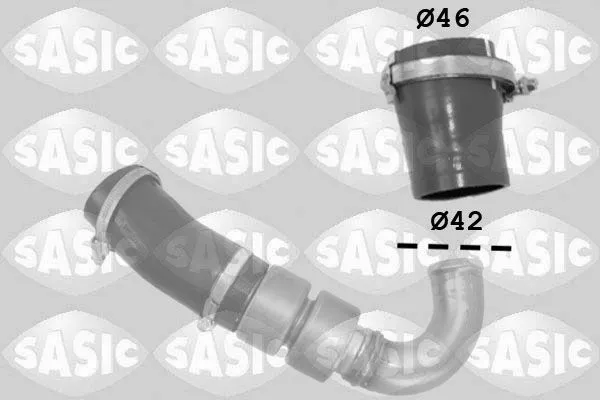 Laddluftslang SASIC 3336230
