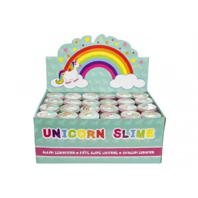Flerfärgad Unicorn Slime