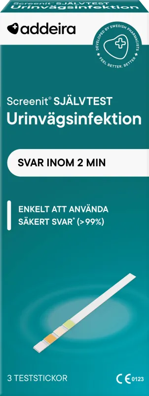 Addeira Screenit självtest urinvägsinfektion 3 st