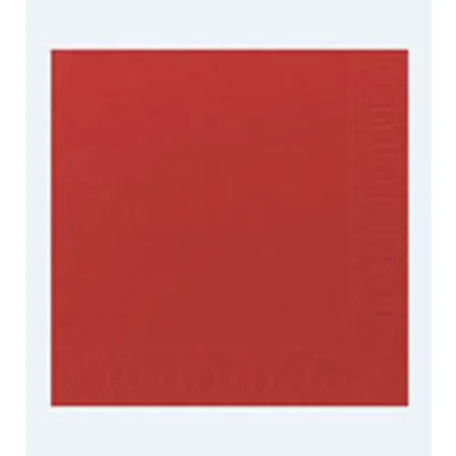 Servett tissue 1/4-vikt 3L – 40x40cm Duni röd – 125 st