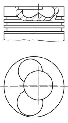 Kolv MAHLE 028 20 00