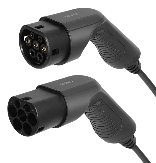 Laddkabel e-Charge 3,6 kW Typ2 till Typ2, 16A, 5m Deltaco