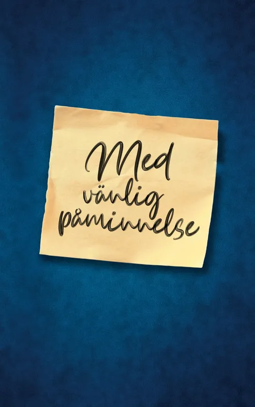 Med vänlig påminnelse, E-bok
