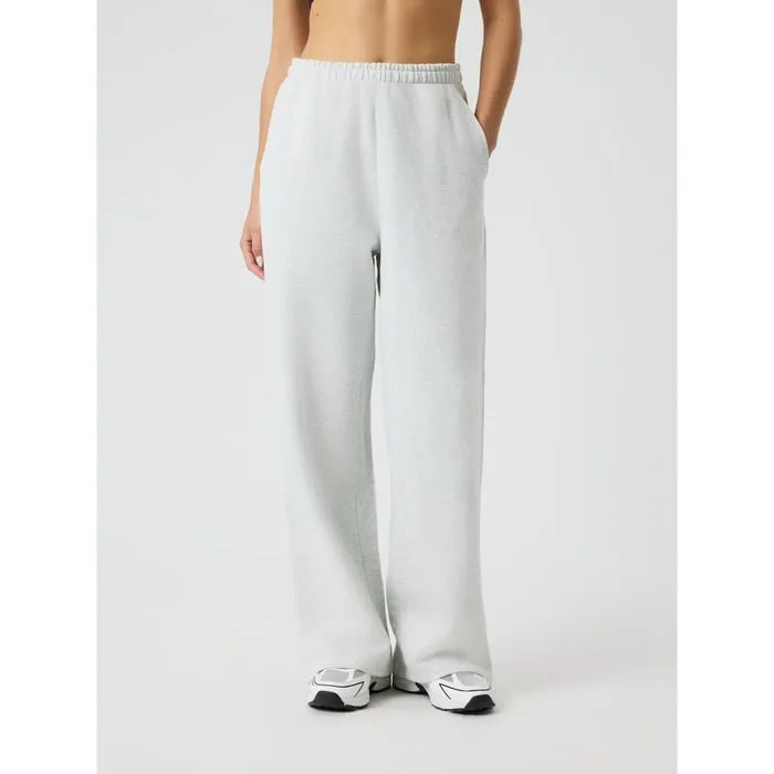 Björn Borg Women’s Studio Oversized Straight Sweatpants Ultra Light Grey Melange (#8533)