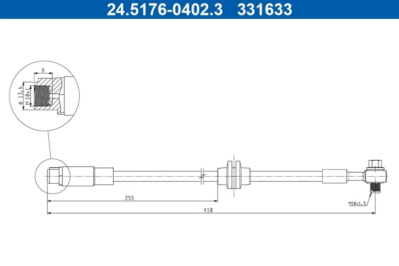 Bromsslang ATE 24.5176-0402.3