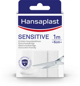 Hansaplast Sensitive 1mx6cm 10 st