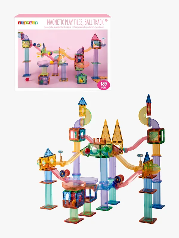 Playbox Magnetisk Kulbana 189 Delar