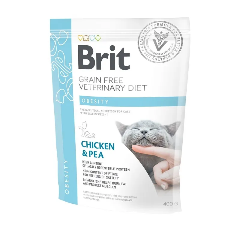 Brit Veterinary Diet Cat Obesity Grain Free (#8486)