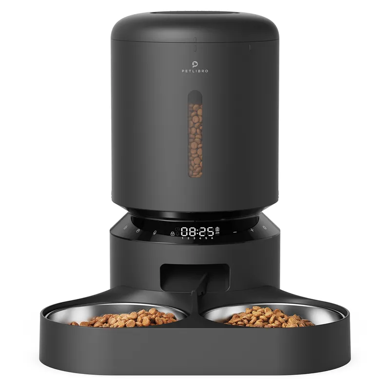 Granary Automatic Duo Foderautomat till Hund/Katt - Svart 5 L
