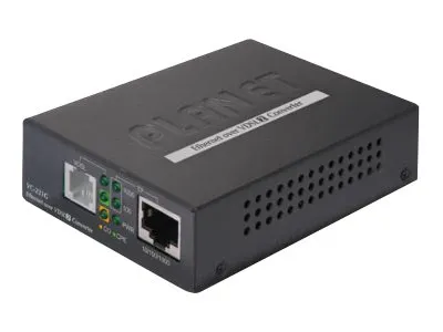 PLANET 1-Port 10/100/1000T Ethernet to VDSL2 Converter -30a profile w/ G.vectoring RJ11