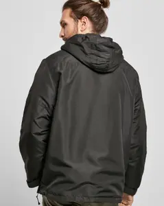 Brandit Windbreaker Anorak - Sherpafoder Svart (#9784)
