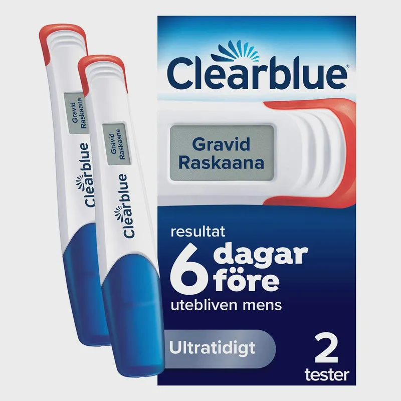 Clearblue Digital Ultra Early Graviditetstest 2-pack - Inget annat test är tidigare!