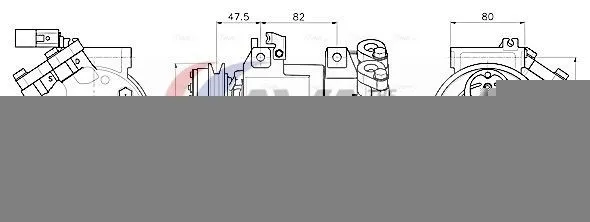 AC-kompressor AVA COOLING SYSTEMS MTAK295