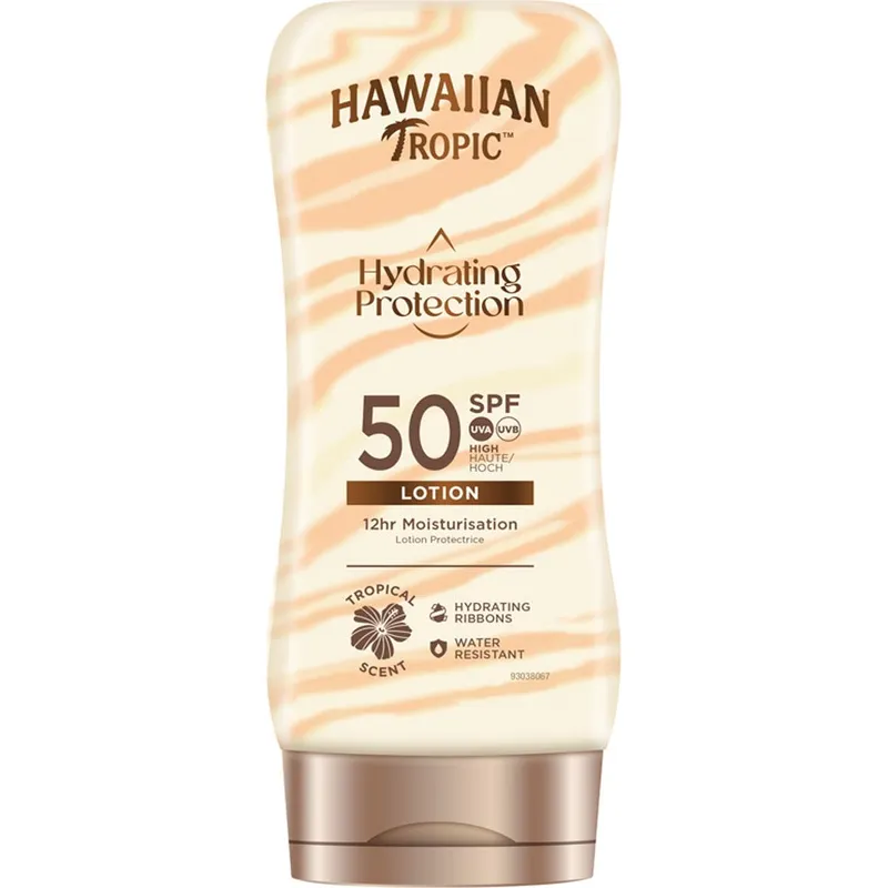 Hawaiian Tropic Hydrating Protection Lotion SPF 50, 180 ml