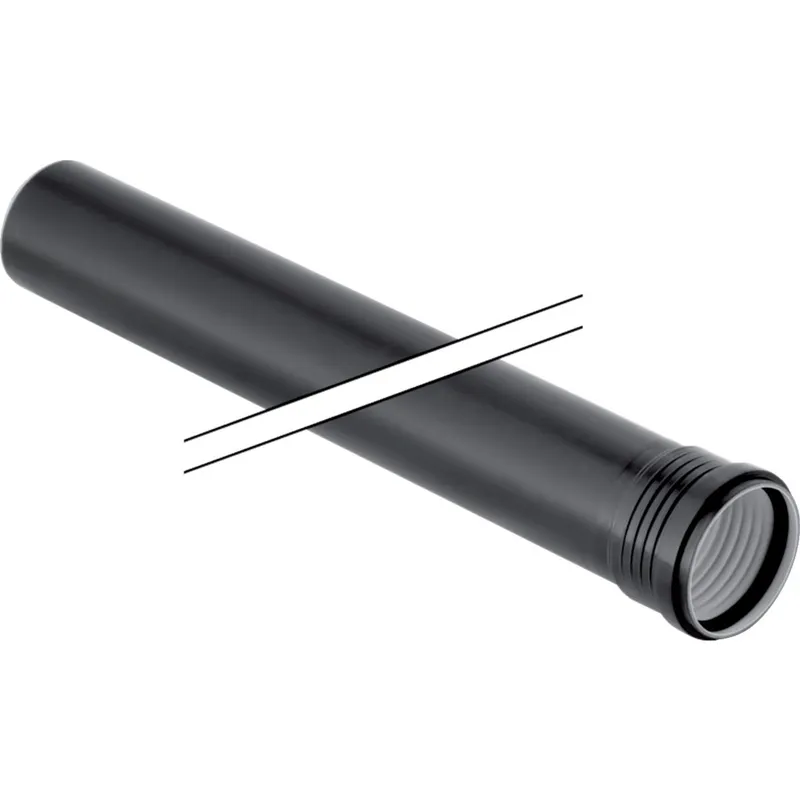 Geberit silent afløbsrør 110x250mm 1mf sort pp