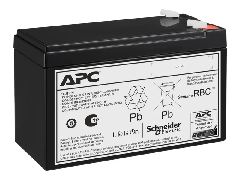 APC – UPS-batteri – VRLA – 1 x batteri – Bly-syra – 7 Ah – 0U