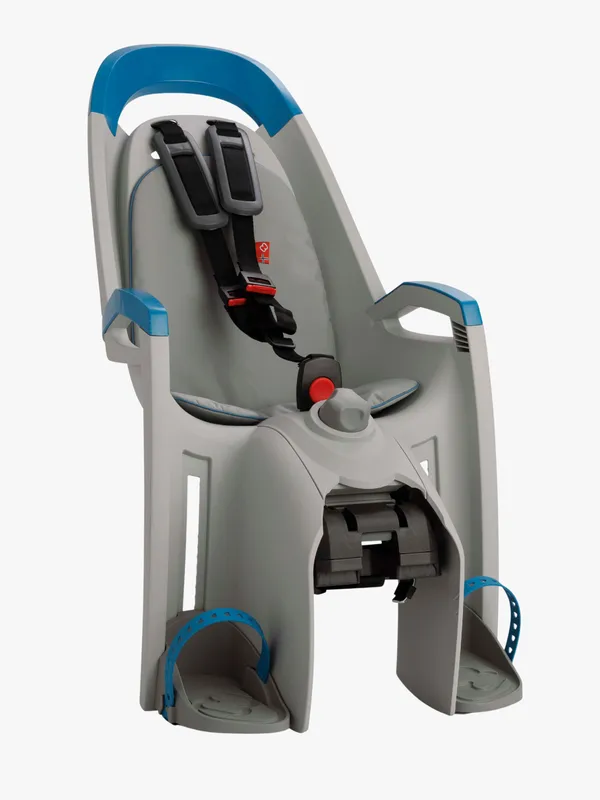 Hamax Amaze Rack Mounted Cykelsits, Light Grey/Blue