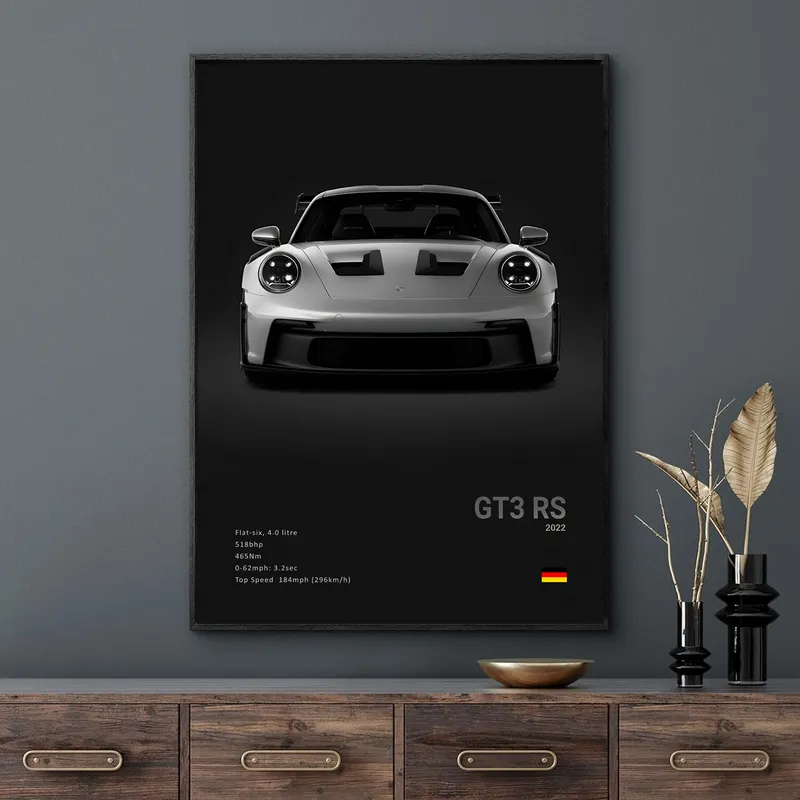 Affisch - Lyxig sportbil / GT3 RS
