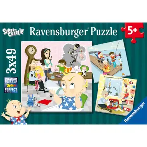 Pussel Super Charlie 3x49 bitar, Ravensburger