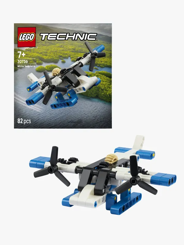 LEGO® Technic – Vit Sjöflygplan 30736 – 82 Delar