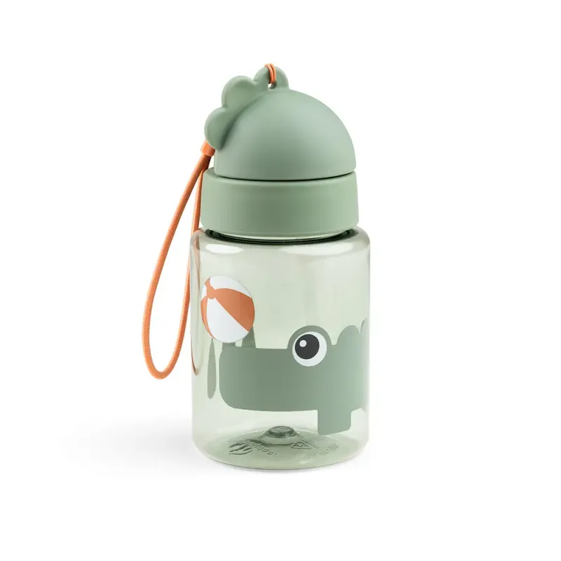 Done By Deer Sugrörsflaska 280 ml. - Playground - Green