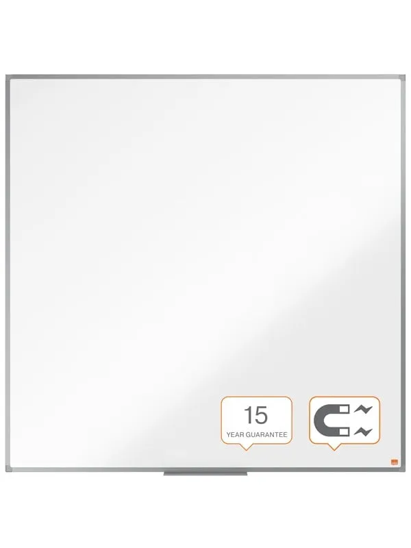 Nobo Essence Stål Magnetisk Whiteboard 120×120 cm