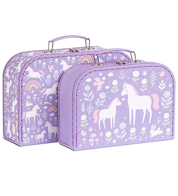 A Little Lovely Company Resväskset - 2 st. - 29×20/25,5×18 cm -