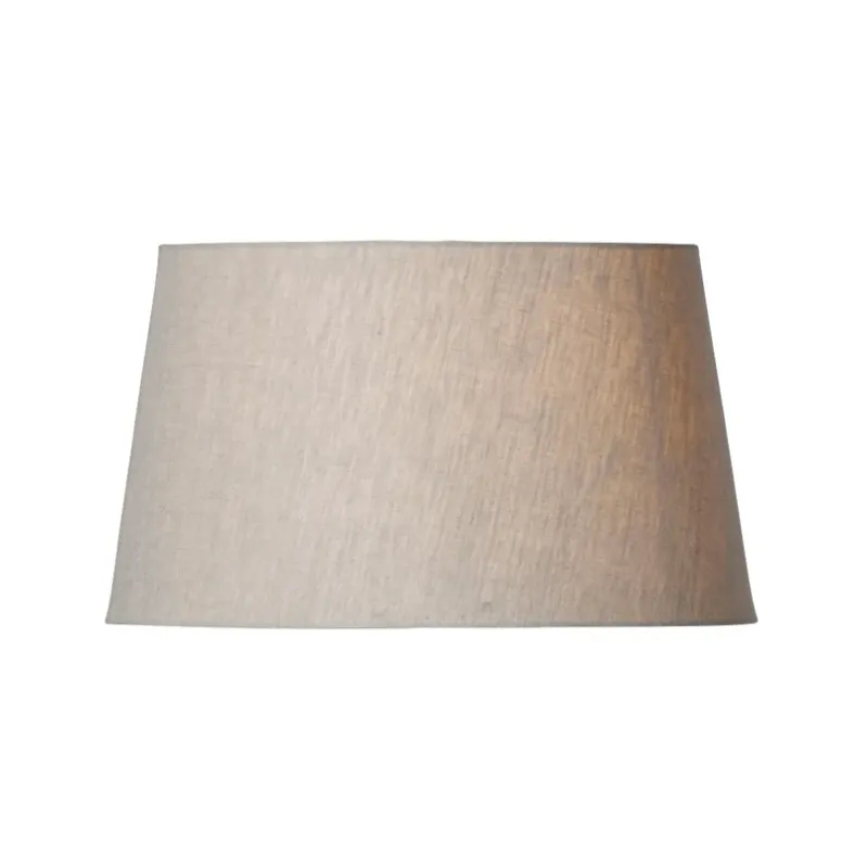Lampskärm Basic Straight, beige, Ø 33 cm - Watt & Veke - Design - Tyg / textil