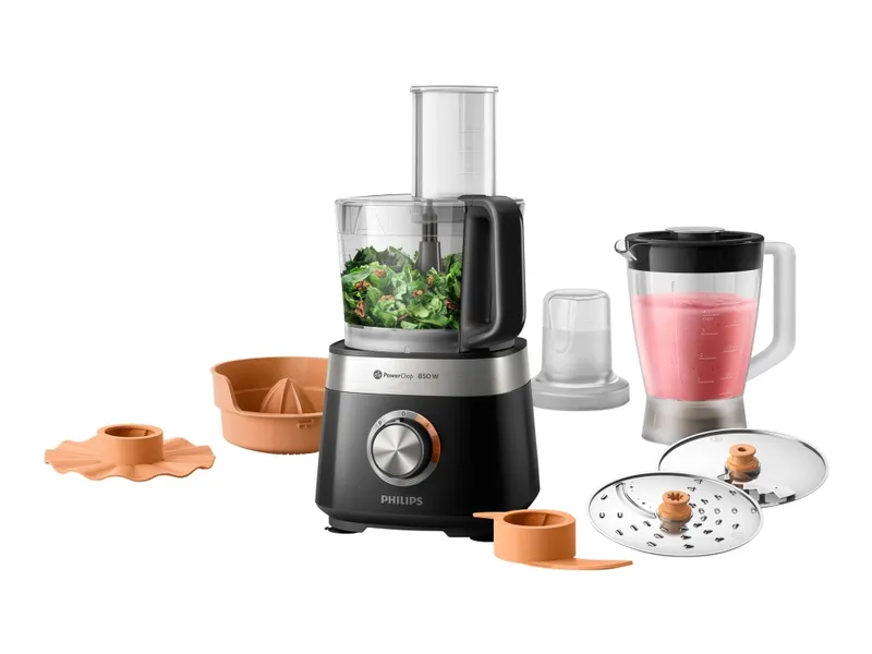 Philips Viva Collection HR7530 – Matberedare – 850 W – svart
