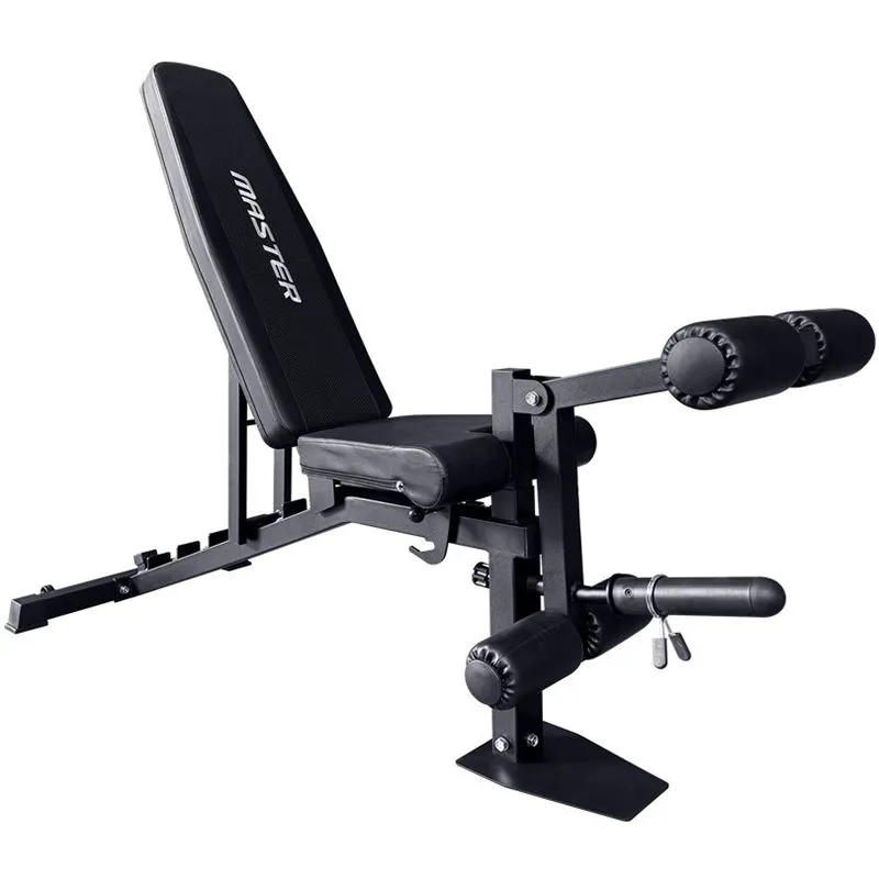 Master Fitness Träningsbänk Justerbar / Bencurl/Benspark (Black Bench 2000)