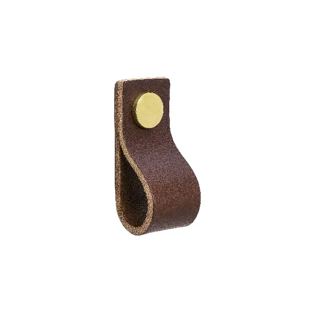 HANDTAG LOOP LÄDER BRUN/MÄSSING | Beijerbygg Byggmaterial