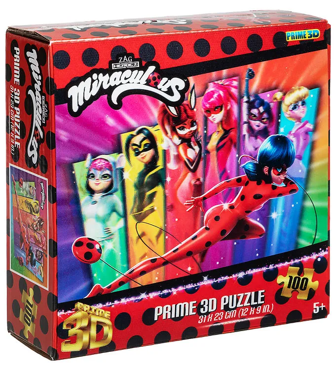 Prime 3D Puzzle Pussel - 3D - 100 Delar - Mirakulöst