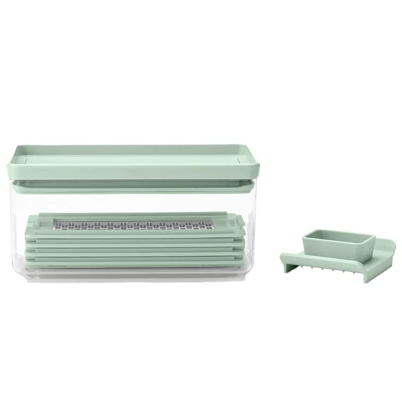 Brabantia Tasty+ skär- och rivjärnsset, ljusgrön