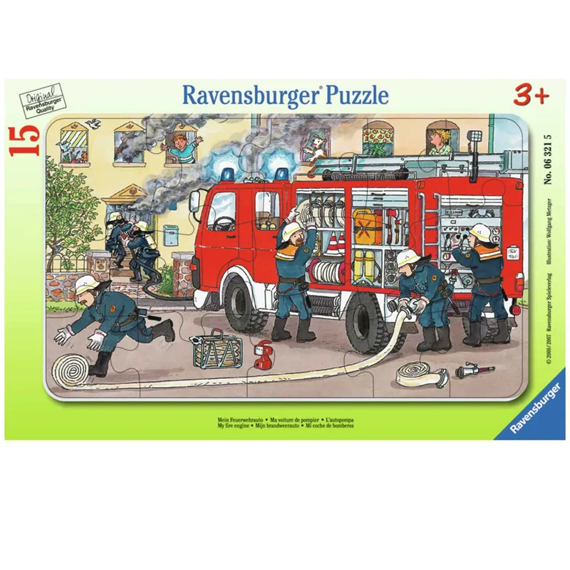 My Fire Engine Barnpussel 15 bitar, Ravensburger