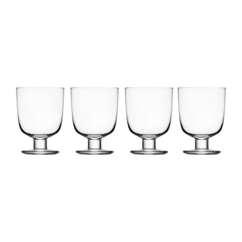 Iittala - Lempi 4 st Vin glas 34 cl klar Design Matti Klenell