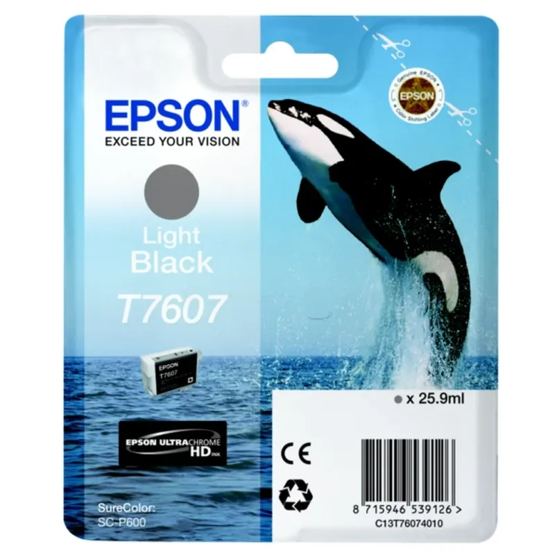 Epson T7607 Epson T7607 Bläckpatron Ljussvart