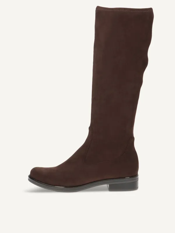 CAPRICE Boots, black, made of Leather with Block heel, Size 40 (#3371)