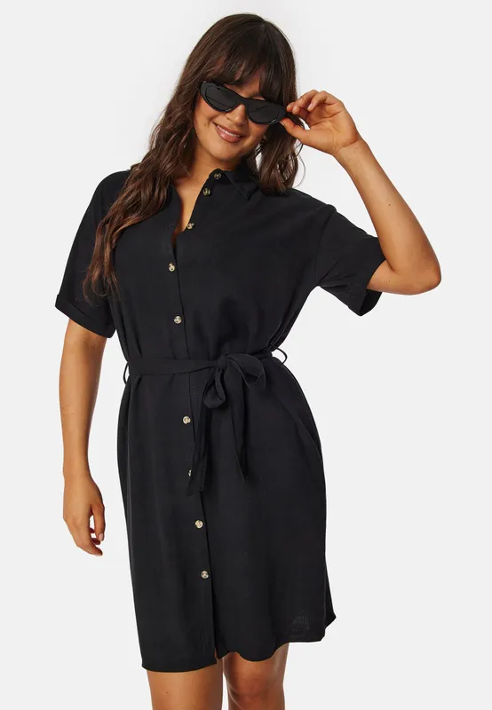Pcvinsty Linen Shirt Dress (#0232)