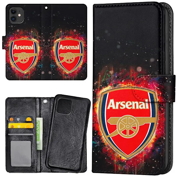 iPhone 12/12 Pro – Plånboksfodral/Skal Arsenal